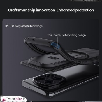 Nillkin Camshield dėklas su kameros apsauga - juodas (Xiaomi Redmi Note 14 Pro Plus 5G)